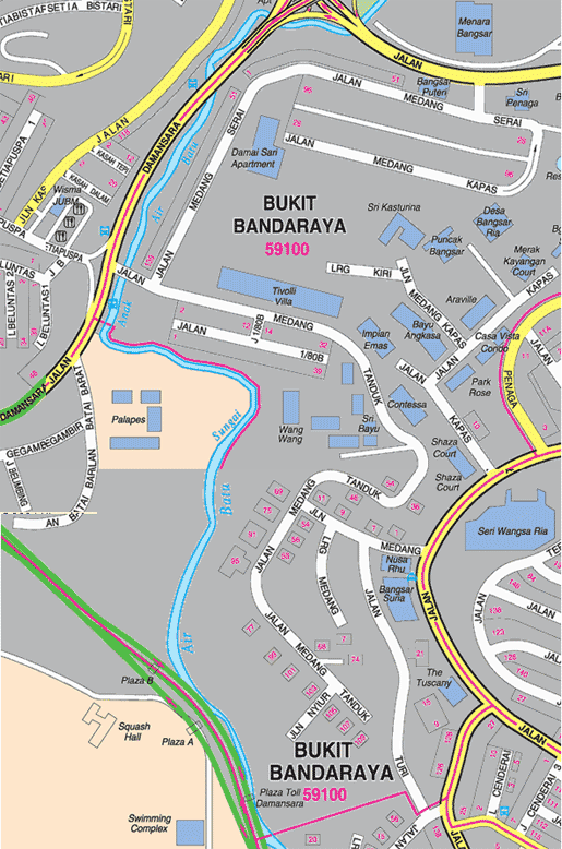 Bukit Bandaraya location map