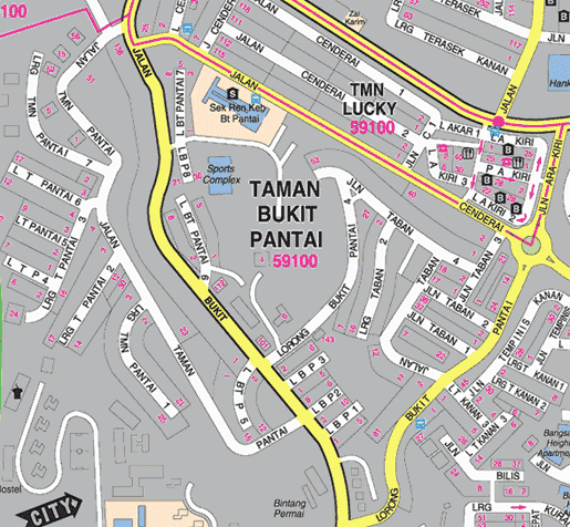 Taman Pantai Map location map
